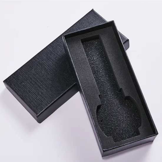 Square Black Paper Printing Watch Gift Box