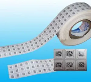 Self Adhesive White Printable Barcode Labels in Roll