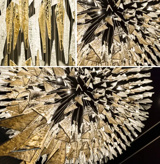 Custom large crystal chandeliers for hotels