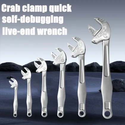 Crab Claw Automatic Lock Wrench for Precision Tasks