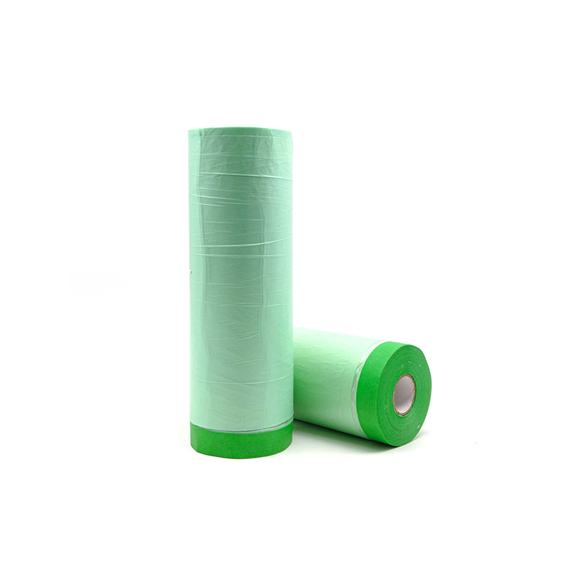 Green Masking Film With Tape