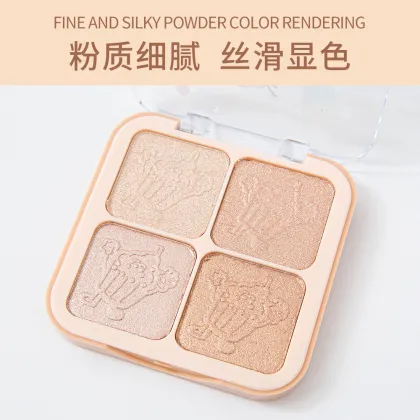 Vegan Glow Face Cosmetics Highlighter Palette