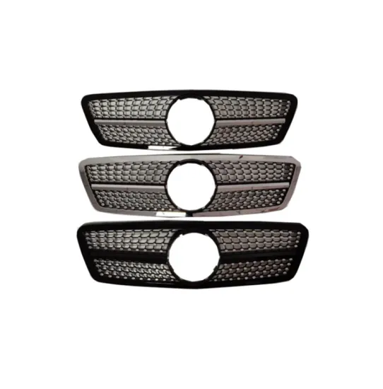 2000-2006 Mercedes-Benz C-Class W203 Automotive Parts Radiator Grille - Diamond Front Grille Upgrade