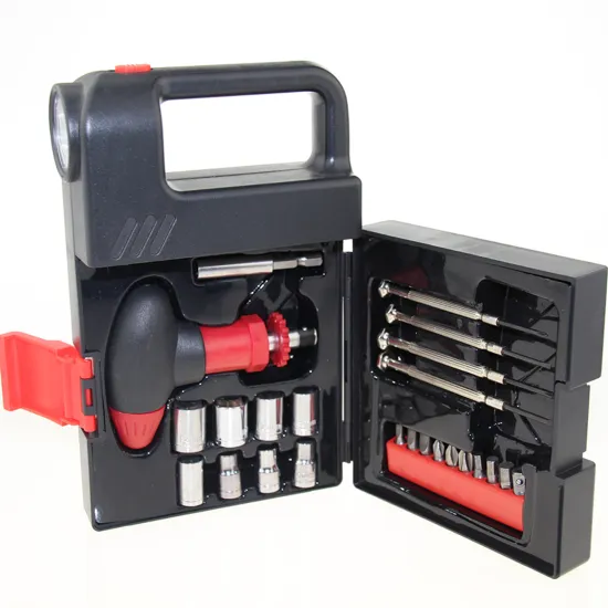 24-in-1 Outdoor Light Torch Tool Kit: Comprehensive LED Tool Light Set with Dry Battery Flashlight and Accessories