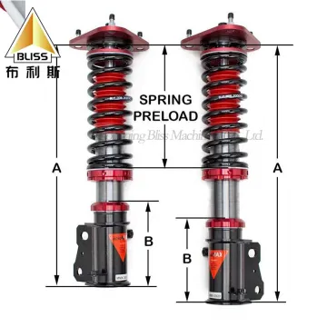 Modified Rear Shock Absorbers and Coilovers for Sale with Adjustment Suspension