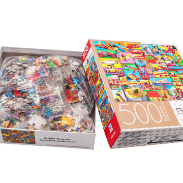 customs puzzle factory price 500 pcs puzzle game