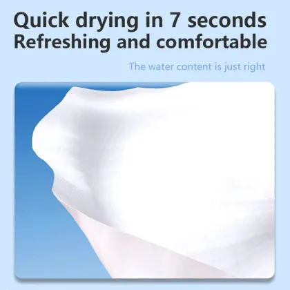 100% Hygienic Pure Water Flushable Toilet Paper Wipes for Intimate Cleansing