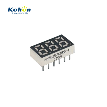 0.25 Inch Red 3-Digit 7-Segment LED Display for Apparatus and Instrument