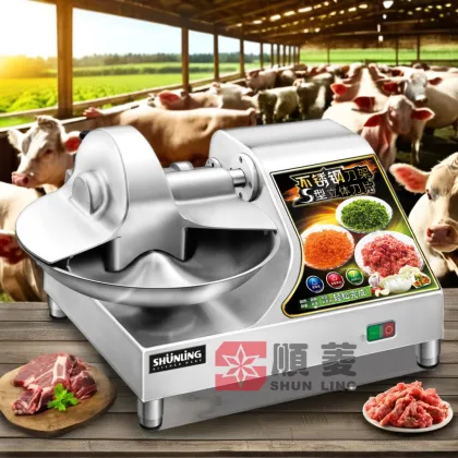 Easy Installation Meat Cutter Bowl Chopper for Restaurant Meat Processing Machinery