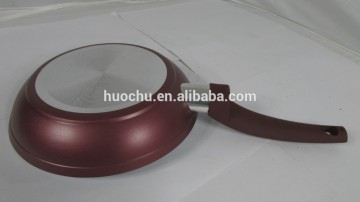 Aluminum aluminium forged non stick non-stick frying pan CD spiral bottom