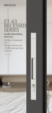 ET-43 Double-Sided Sliding Door Lock