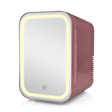 Cosmetic Mini Fridge: Pink 6L Small Fridge for Skincare and Cosmetics