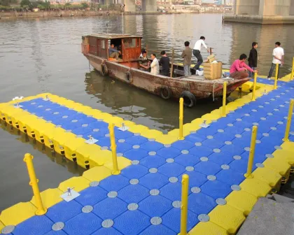 floating dock buoy boat dock bridge making machine