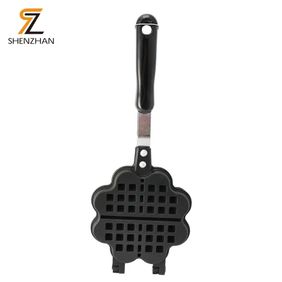Nonstick Cooking Appliances: Flower Shape Waffle Maker, Toaster, and Double-Sided Fry Pans