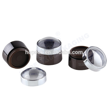 round shape plastic lipbalm container