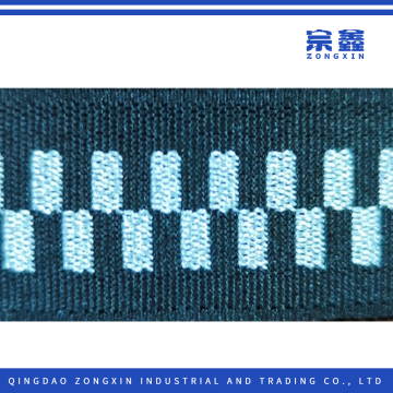 قاعدة سوداء بيضاء متقلب حزام الجاكار غير المرن