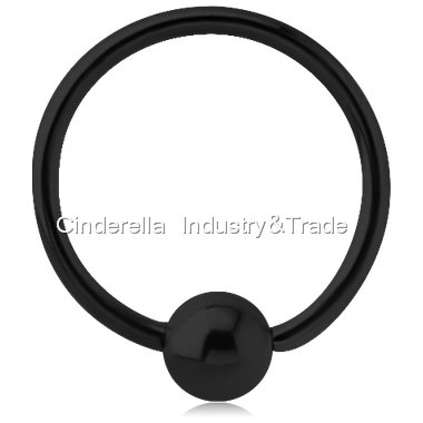 Μαύρο PVD Coated Steel Fixed Ring