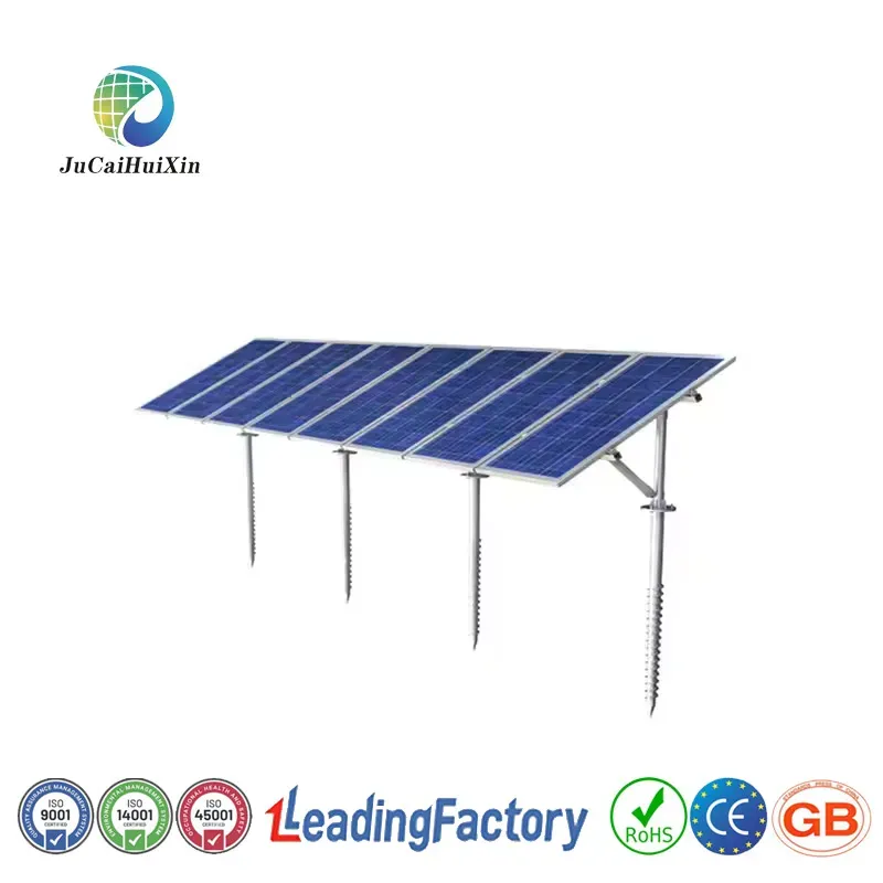 Jchx-CE Utility-Scale Galvanized Carbon Steel Solar Panel Ground Screw Mounting Bracket