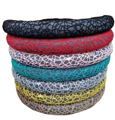 Pu Leather Ice Silk Diamond Car Steering Wheel Cover
