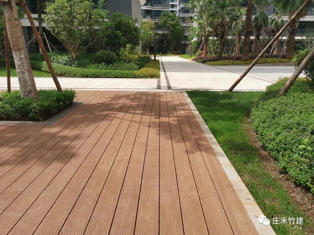 light bamboo decking manufacture