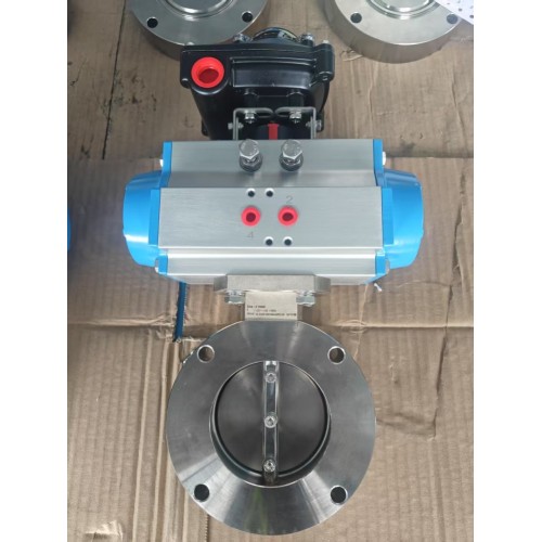 Van bướm khí nén - lệch tâm kép