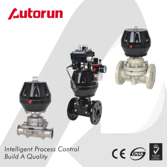 Made in China Flange-Ended Pneumatic Diaphragm Valve