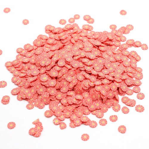 Nieuwste Simulatie Fruit 5mm Leuke Polymeer Caly Ronde Plakjes Sprinkles Voor Nail Art Decoratie En Kunstmatige Diy Accessoires