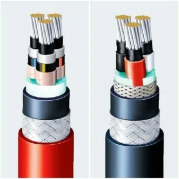 Fluoroplastics insulated high-temperature electrical cable