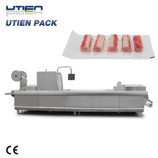 UTIEN Automatic Sausage Thermoforming Vacuum Packaging Machine
