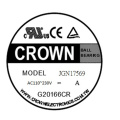 Crown 110V 230V 17569 Impulsor de CA de marco de cuchilla