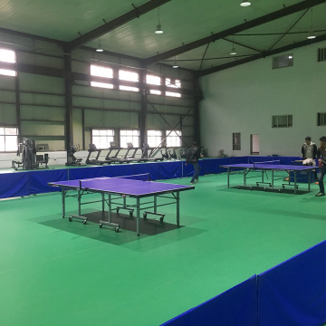 PVC -Bodenbeläge für Tischtennis Court verwendet