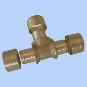 Brass Press/Crimp Fitting for PE Pipes