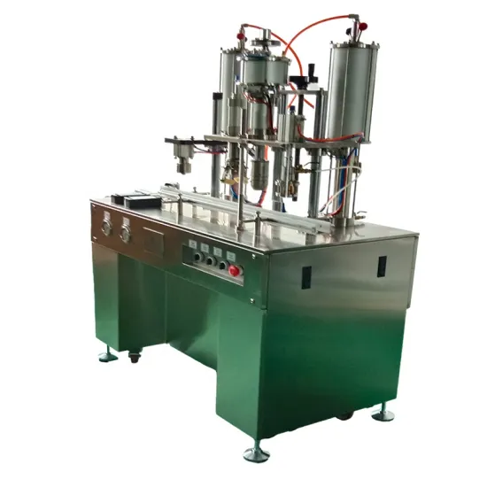 China Manufacturer Nitrogen Lighter Aerosol Can Sealing Filling Machine