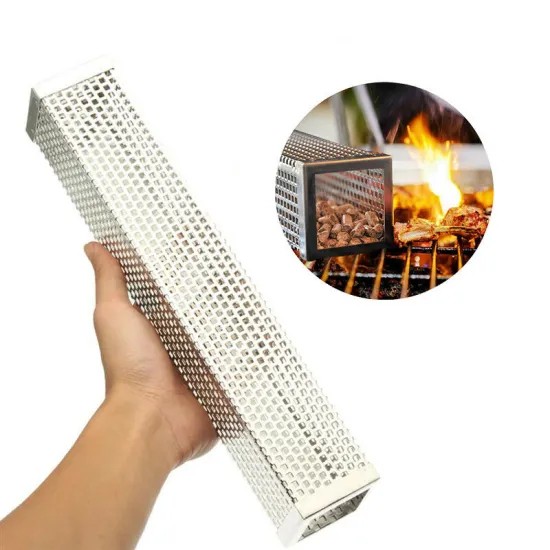12 Inch Stainless Steel Wood Pellet Smoker Tube for Portable BBQ Smoking