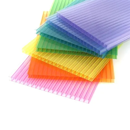 Multicolor Hollow Polycarbonate Sunshine Sheet