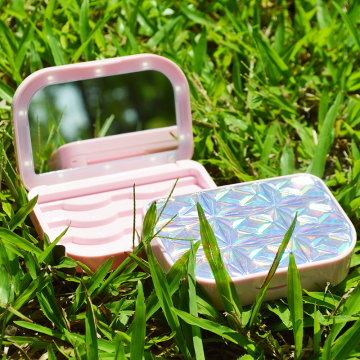 Luxury Lashbox Packaging with LED Light Mirror