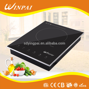 Built-in The Table Electric Induction Cooker With Black Ccystal Panel