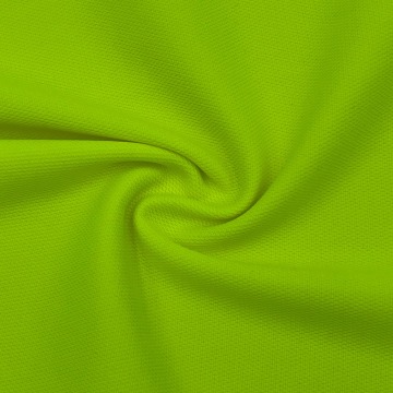 Pure Color Sweat Absorption Polyester Pique Dobby Fabric
