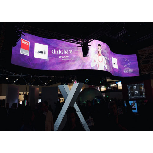 Indoor Curved LED Display with Big Viewing Angle