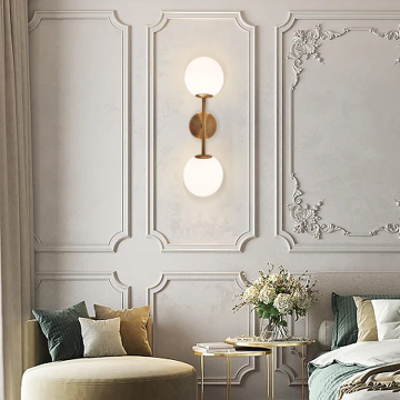 Creative Hotel Corridor Soft Light Glass Wall Lamp for Eye Protection