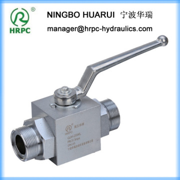 Male Thread Connection Hydraulic Globe Valve / Ball Valve 