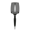 Peria de păr curbată de styling pentru părul neted