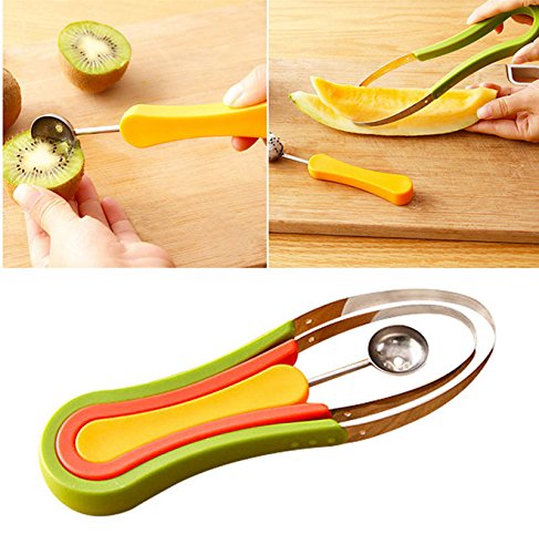 3 in1 Multifunción Fruit Melon Baller Scoop