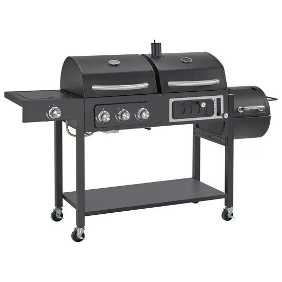 Outdoor Camping Barbecue Gas and Charcoal Combo Grills Combination Station Grills for Garden