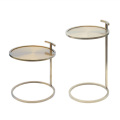 Simple fashion stainless steel round side table