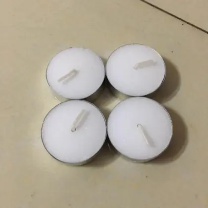 black tealight soy wax and paraffin wax design