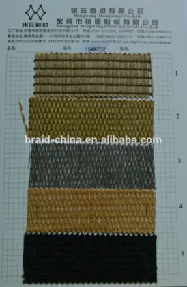 shoes and bags paper net braid fabric