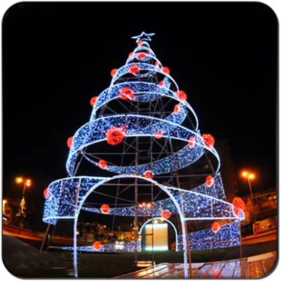 20ft 30ft 40ft 50ft giant outdoor lighting christmas tree