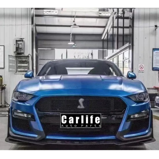 Perfect Fit Hot Hale Bumpers Body Kit for Ford Mustang 2018-2022 Facelift to GT500 with Hood