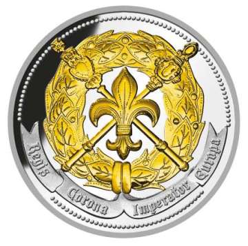 Commemorative Coin, Souvenir Collection Badge with Gem